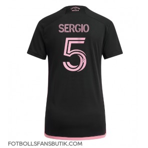 Inter Miami Sergio Busquets #5 Replika Bortatröja Damer 2023-24 Kortärmad